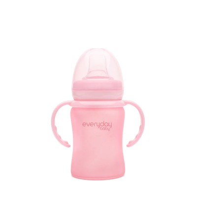 Everyday Baby Glass Sippy Pink - VZOREC