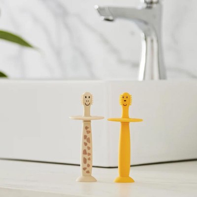 Matchstick Monkey otroška zobna ščetka s ščitnikom - VZOREC