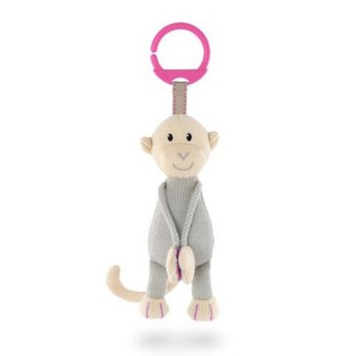 Matchstick Monkey Knitted Hanging Monkey Pink -  VZOREC