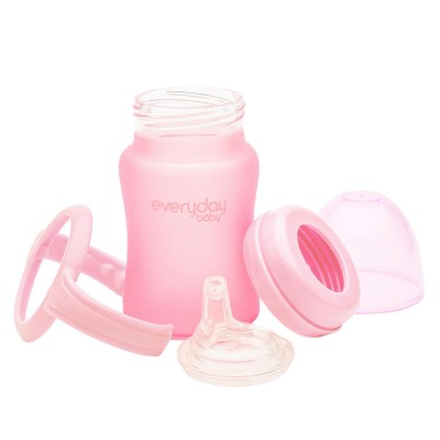Everyday Baby Glass Sippy Pink - VZOREC