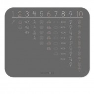 Noui Noui XL Silikonska podloga za hranjenje - Learning numbers - VZOREC Noui Noui XL Silikonska podloga za hranjenje - Learning numbers - VZOREC