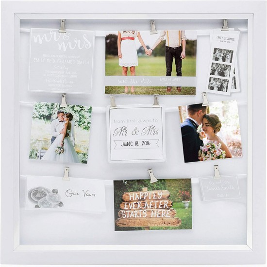 Pearhead® Mr. & Mrs. Wedding Memories Clip Collage Frame - VZOREC