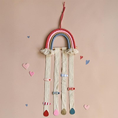 Rockahula Obešalnik za sponke - Bright  Rainbow Drops - VZOREC
