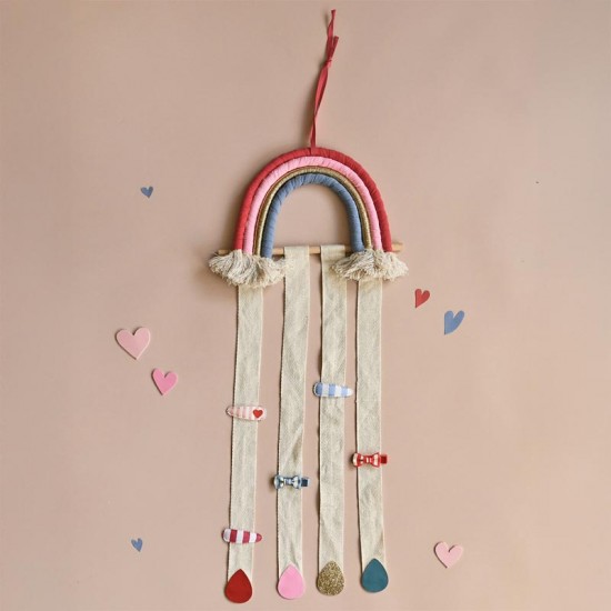 Rockahula Obešalnik za sponke - Bright  Rainbow Drops - VZOREC