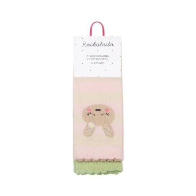 Rockahula Otroške nogavice 2pack - Betty Bunny (3-5 let)