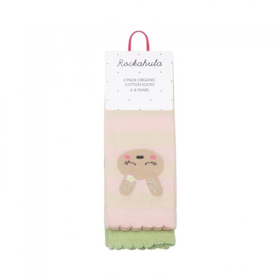 Rockahula Otroške nogavice 2pack - Betty Bunny (3-5 let)