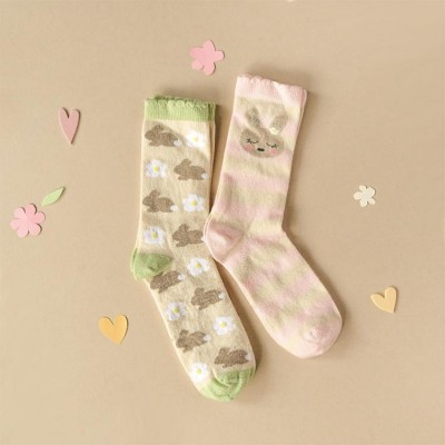 Rockahula Otroške nogavice 2pack - Betty Bunny (3-5 let)
