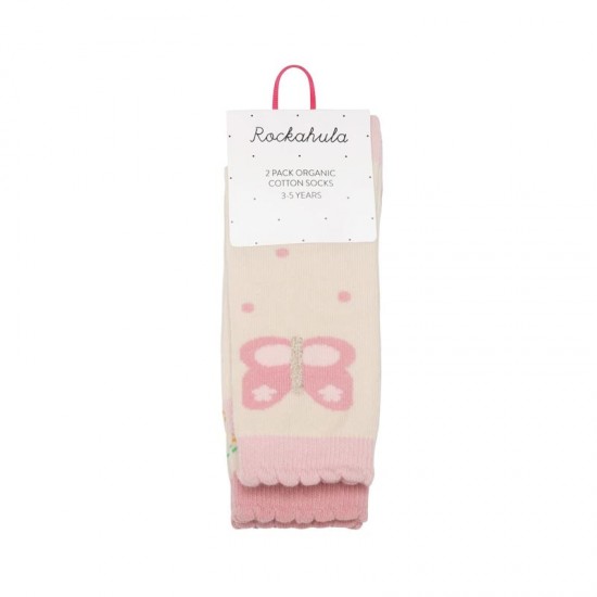 Rockahula Otroške nogavice 2pack - Tiny Blossom Butterfly (6-8 let)