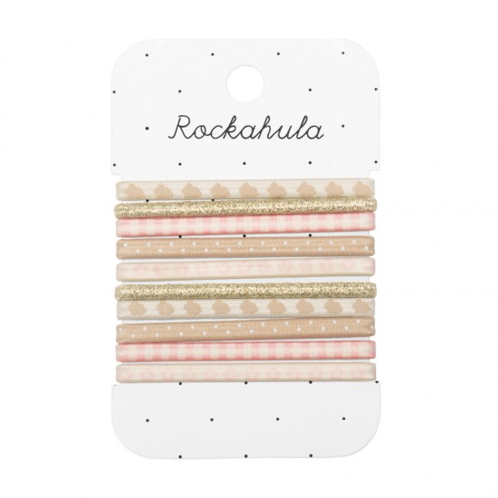 Rockahula Set elastik za lase - Bunny Gingham - VZOREC