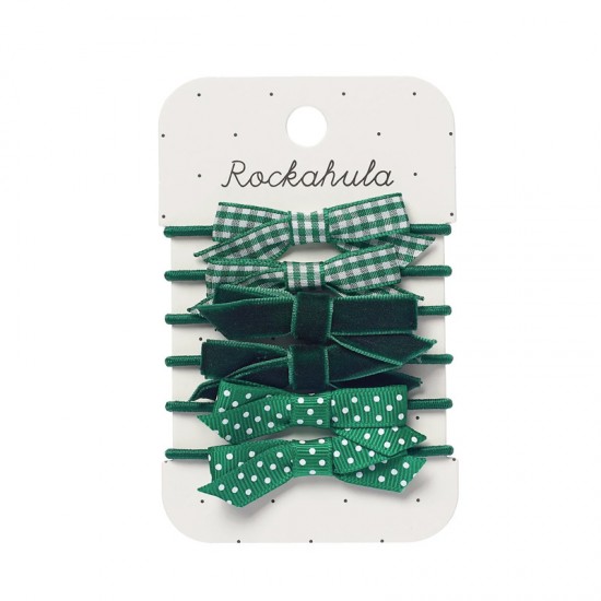 Rockahula elastike za lase - Bow Set Green - VZOREC