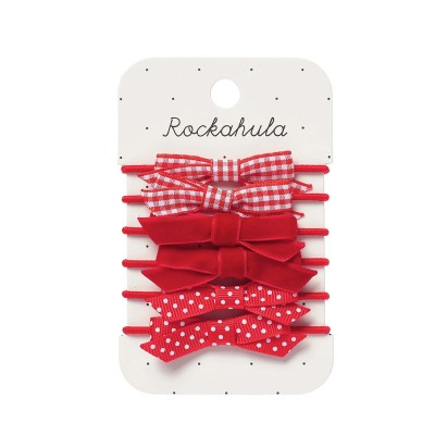 Rockahula elastike za lase - Bow Set Red - VZOREC