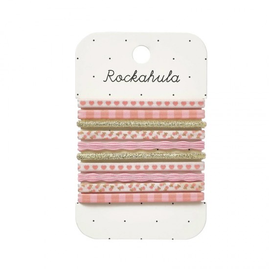 Rockahula Set elastik za lase - Patchwork Heart - VZOREC