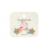 Rockahula Set prstanov - Rainbow Unicorn - VZOREC