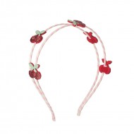 Rockahula obroč za lase - Cherry Kiss Double - VZOREC