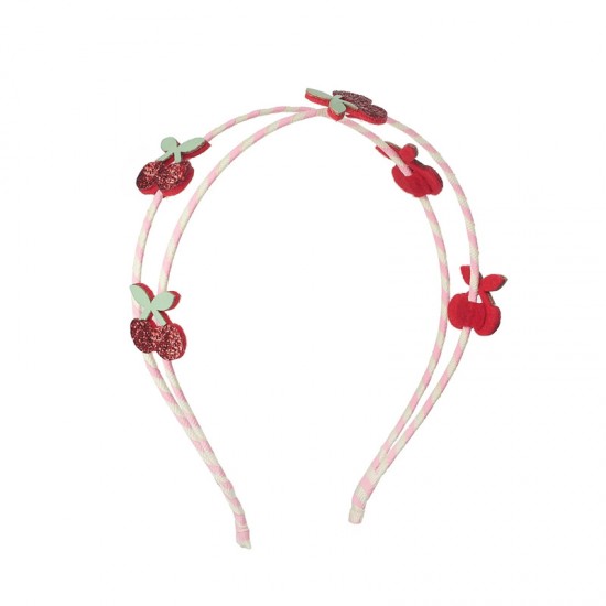 Rockahula obroč za lase - Striped Cherry - VZOREC