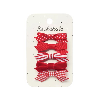 Rockahula Sponke za lase - School Bow Red - VZOREC