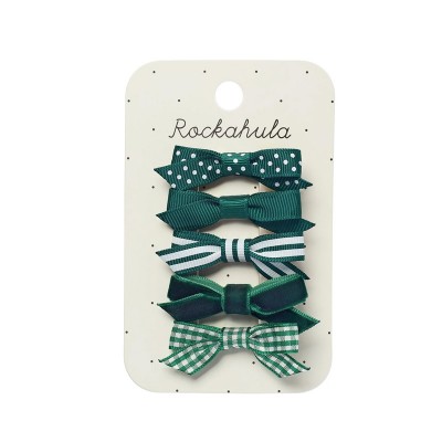 Rockahula Sponke za lase - School Bow Green - VZOREC