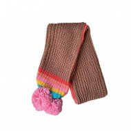 Rockahula otroški pleteni šal - Rainbow Stripe - VZOREC