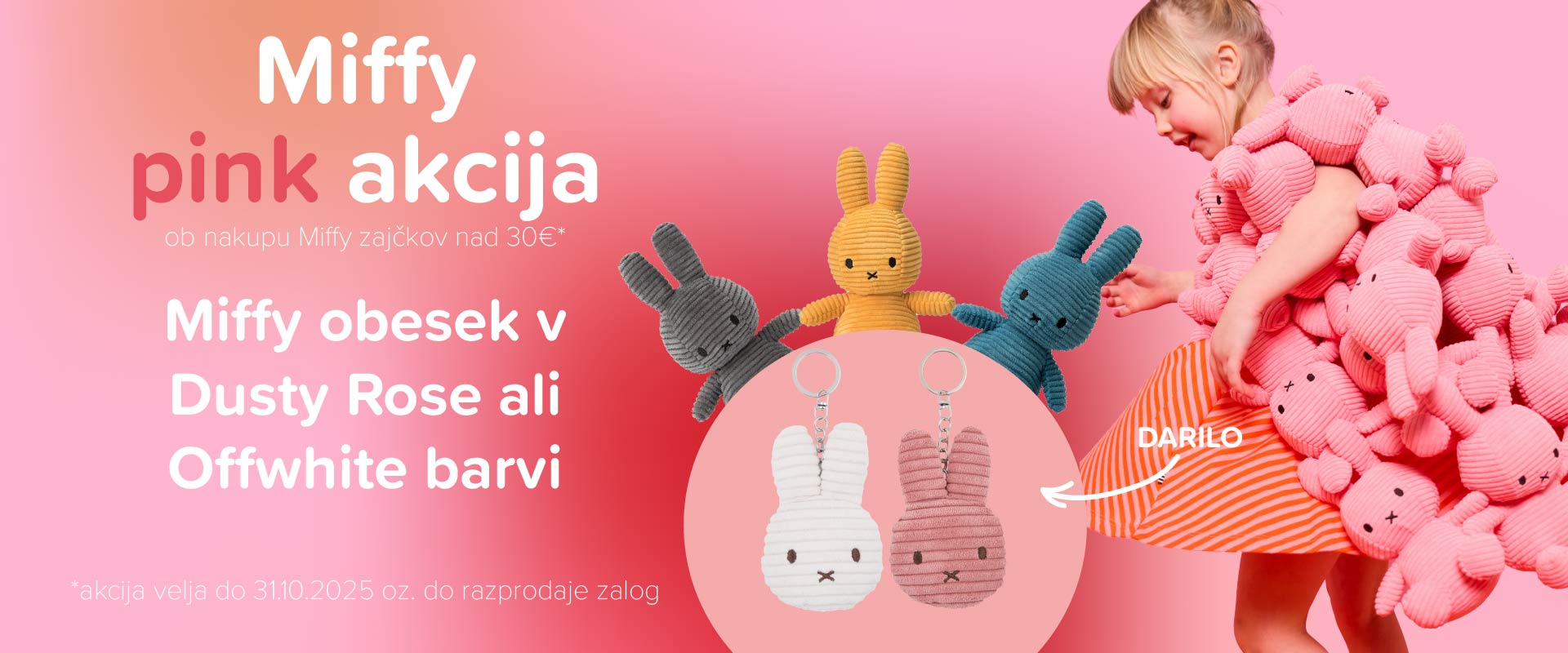 Miffy Pink Akcija